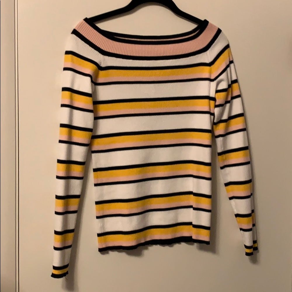 Jcrew factory off the shoulder sweater